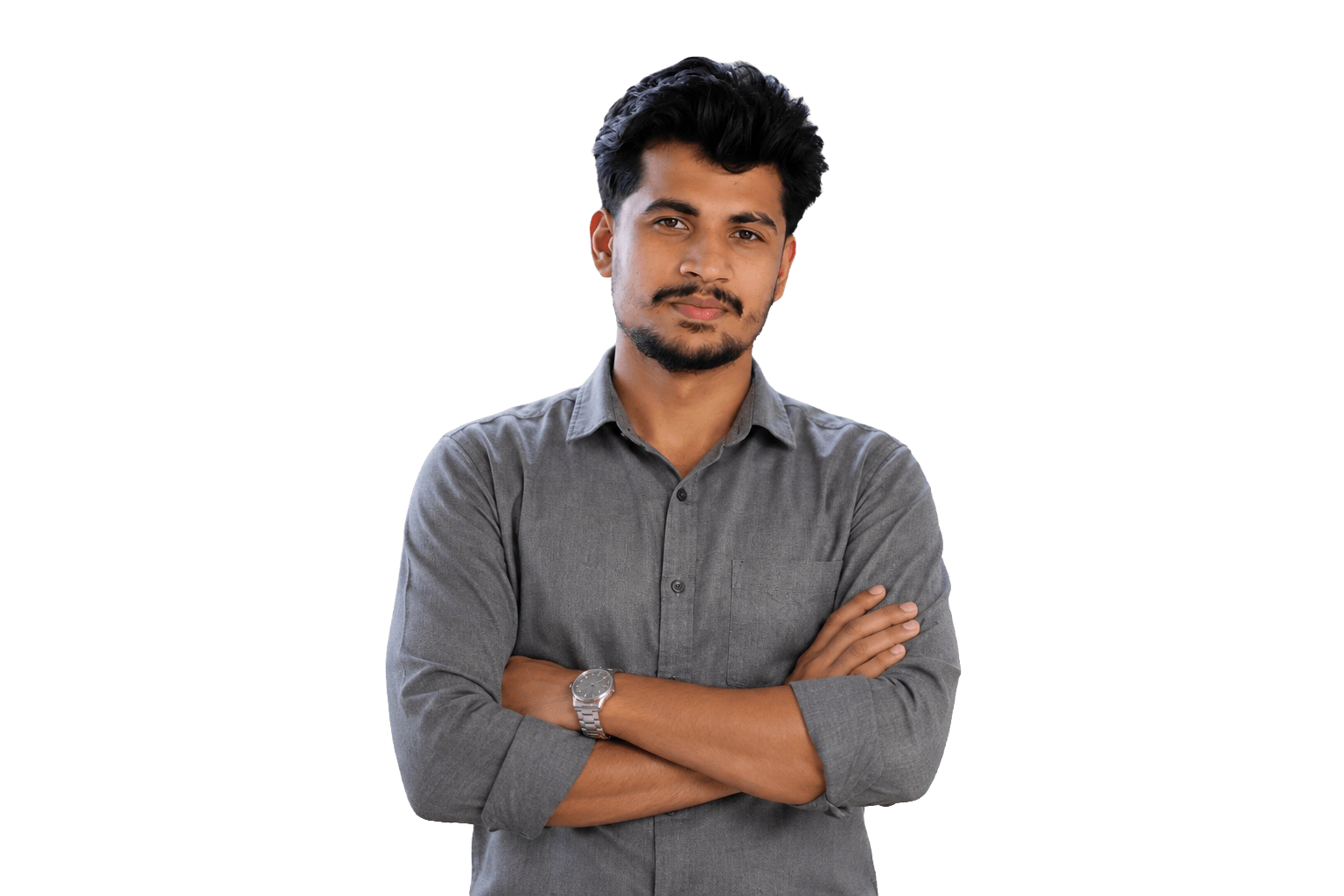 Shakhawat working on digital marketing and creative projects